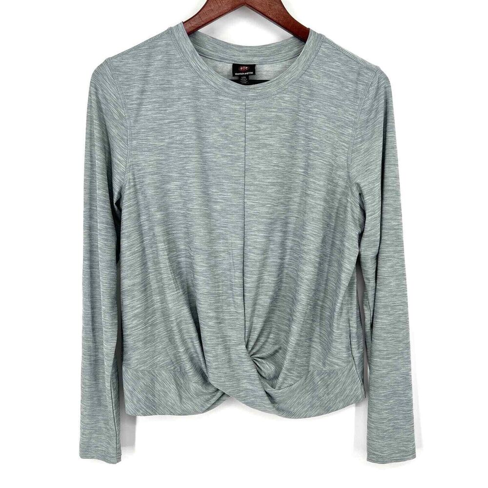Mountain Isles Top XL Moisture Wicking Twist Knot Long Sleeve NWT